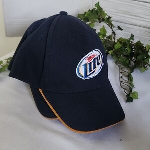 NEW Miller Light Navy Blue Baseball Cap Hat